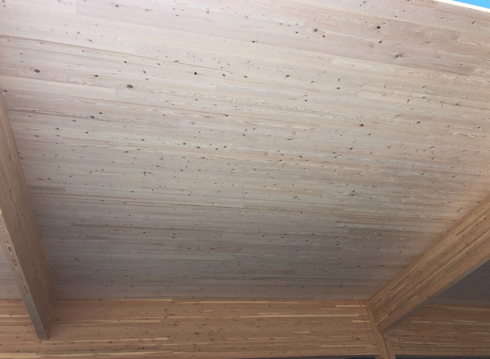 Pacific HemFir Ceiling - Photo Courtesy of Kalesnikoff