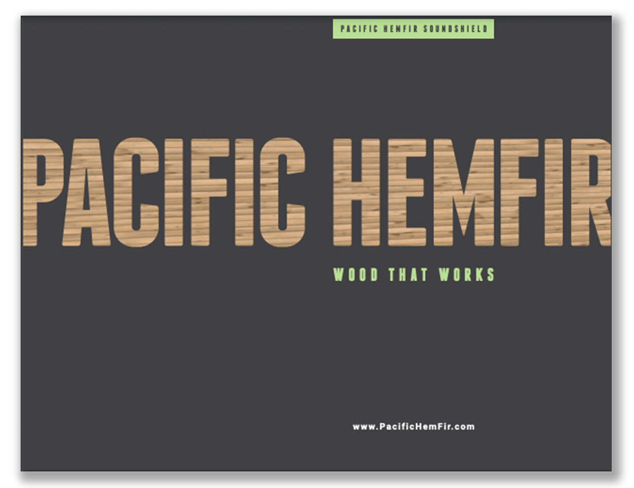 PacificHemFir soundshield Brochure cover