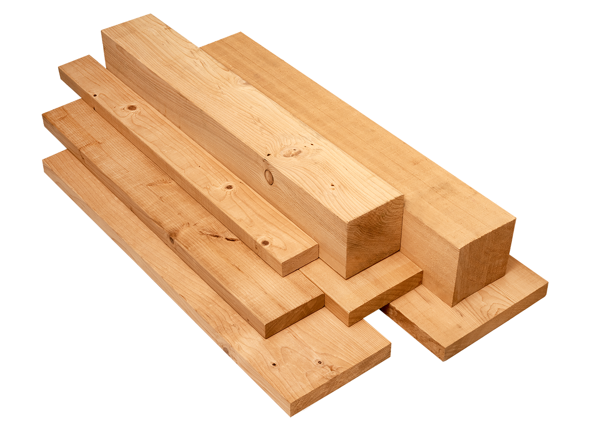 Hemlock Wood timbers and planks